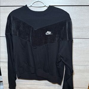 Nike Black and Gray Sweatshirt